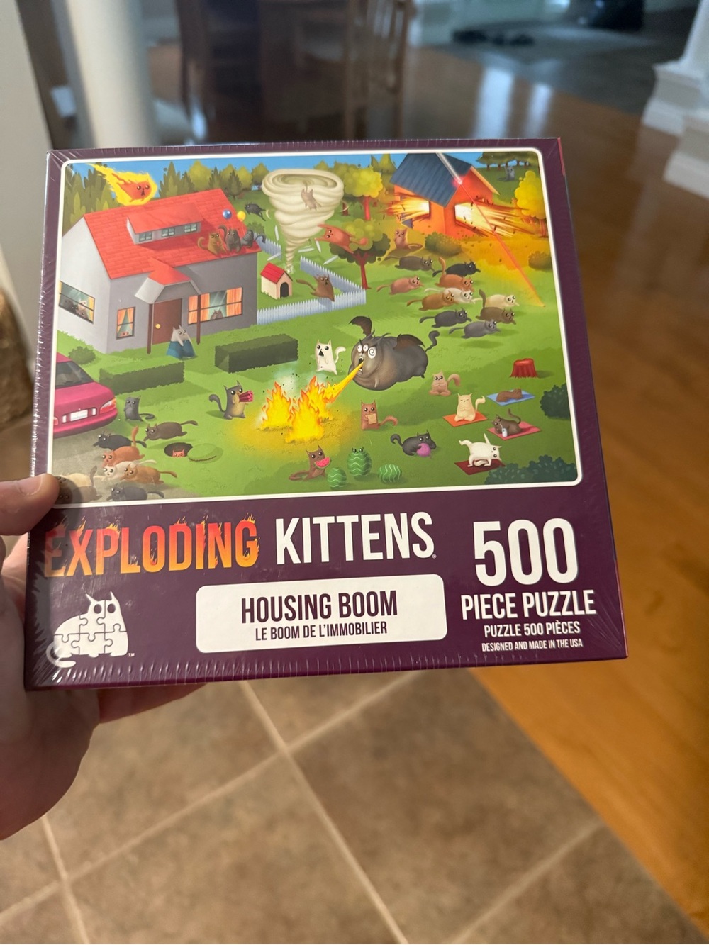 Exploding kittens puzzle sealed